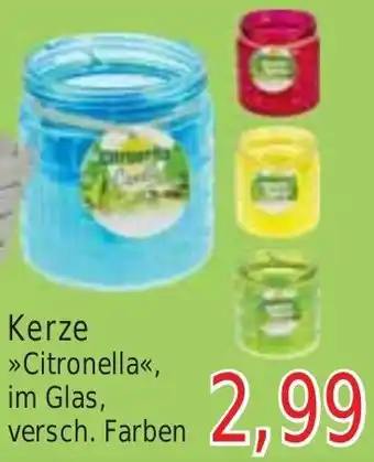 Wiglo Wunderland Kerze >> Citronella<< Angebot