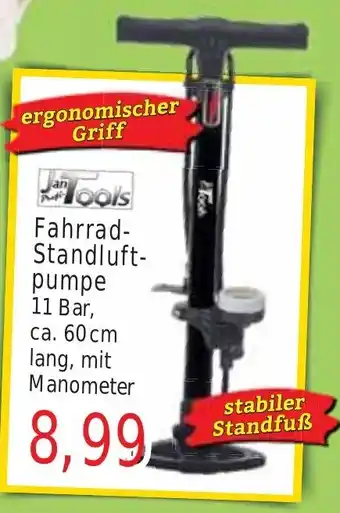 Wiglo Wunderland Fahrrad Standluftpumpe Angebot