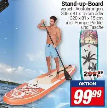 CENTERSHOP Stand-up-Board Angebot