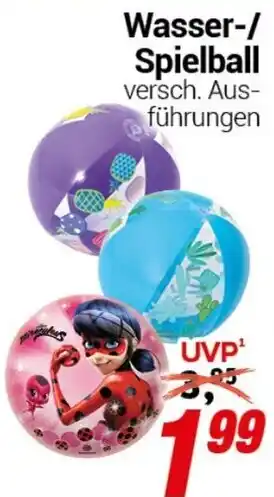 CENTERSHOP Wasser-/ Spielball Angebot