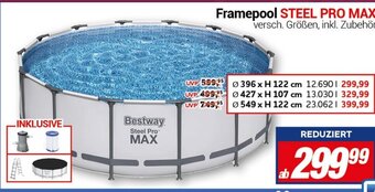 CENTERSHOP Bestway Framepool STEEL PRO MAX Angebot