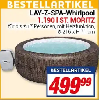 CENTERSHOP LAY-Z-SPA-Whirlpool 1.190 I ST. MORITZ Angebot