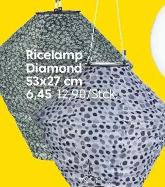 Rusta Solarleuchte Ricelamp Diamond 53x27 cm Angebot