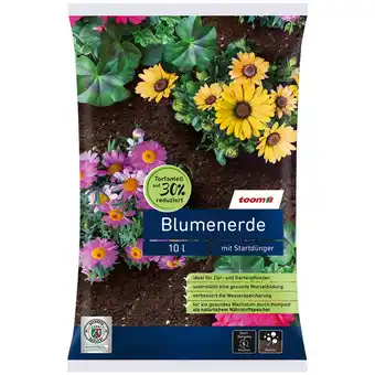 toom Baumarkt Blumenerde torfreduziert 10 l Angebot