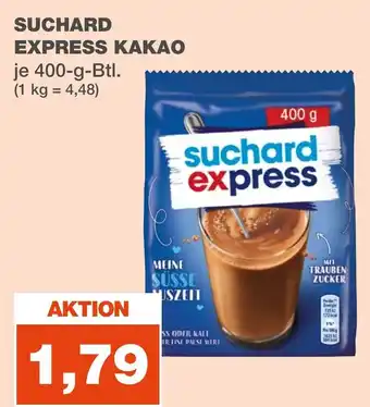 mein real SUCHARD EXPRESS KAKAO je 400-g-Btl. Angebot