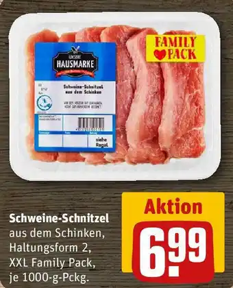 REWE Schweine-Schnitzel 1000-g-Pckg. Angebot