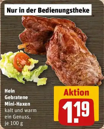 REWE Hein Gebratene Mini-Haxen 100 g Angebot