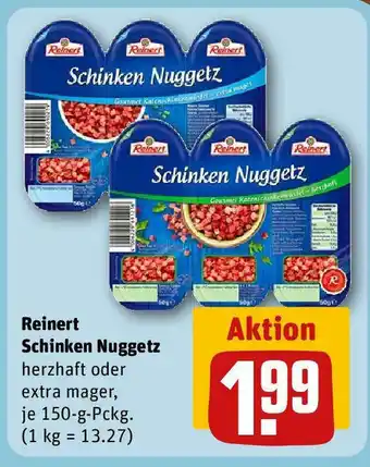 REWE Reinert Schinken Nuggetz 150-g-Pckg. Angebot