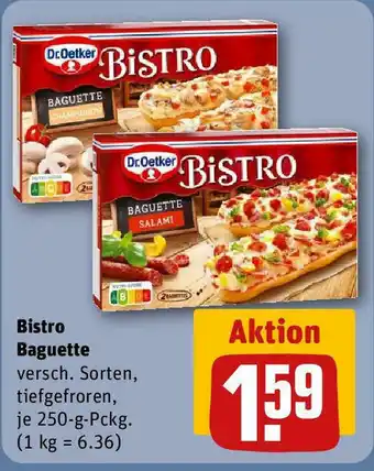 REWE Bistro Baguette 250-g-Pckg. Angebot