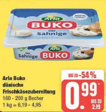 Edeka Arla Buko dänische Frischkäsezubereitung 160-200 g Becher Angebot