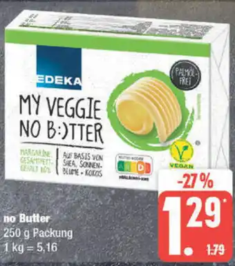 Edeka no Butter 250 g Packung Angebot