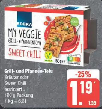 Edeka Grill- und Pfannen-Tofu 180 g Packung Angebot