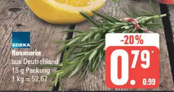 Edeka Rosmarin 150 g Packung Angebot