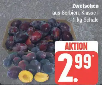 Edeka Zwetschen 1 kg Schale Angebot