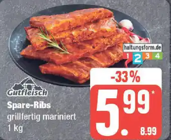 Edeka Gutfleisch Spare-Ribs 1 kg Angebot