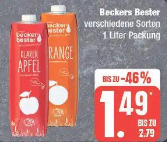 Edeka Beckers Bester 1 Liter Packung Angebot