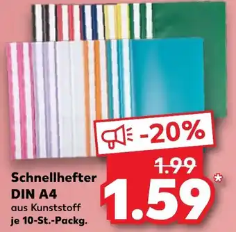 Kaufland Schnellhefter DIN A4, 10 St. Packg. Angebot