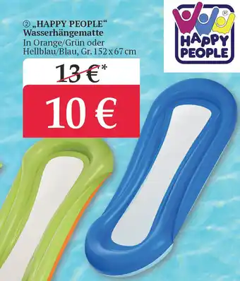 Woolworth ,,HAPPY PEOPLE" Wasserhängematte Angebot