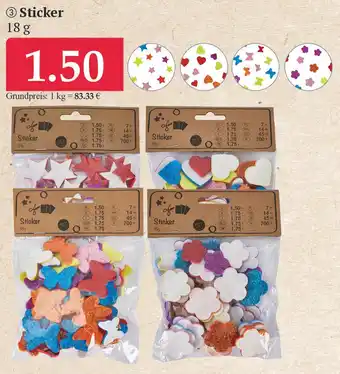 Woolworth Sticker 18 g Angebot