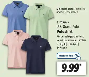 Lidl esmara x U.S. Grand Polo Poloshirt Angebot