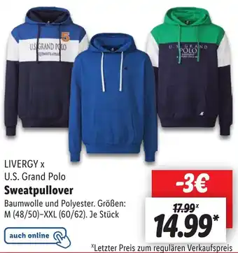 Lidl LIVERGY X U.S. Grand Polo Sweatpullover Angebot