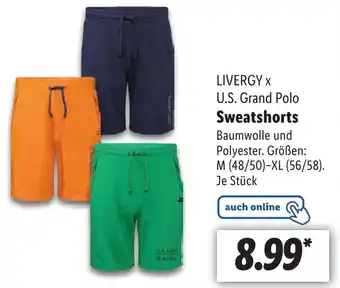 Lidl LIVERGY X U.S. Grand Polo Sweatshorts Angebot