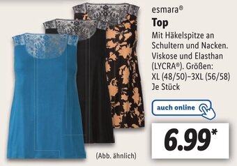 Lidl esmara® Top Angebot