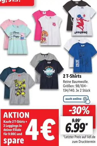 Lidl 2 T-Shirts Angebot