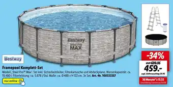 Lidl Bestway Framepool Komplett-Set ,,Steel Pro Max" Angebot