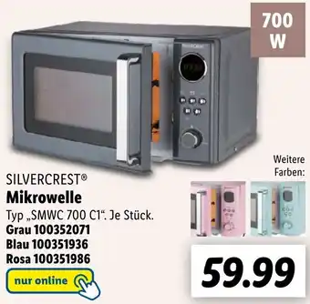 Lidl SILVERCRESTⓇ Mikrowelle ,,SMWC 700 C1" Angebot