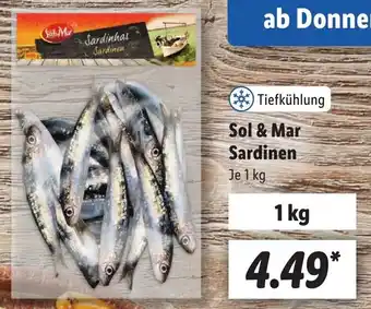 Lidl Sol & Mar Sardinen 1 kg Angebot