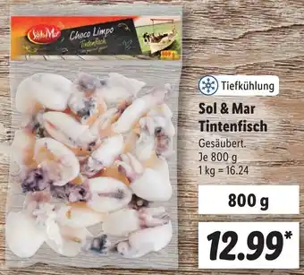 Lidl Sol & Mar Tintenfisch 800 g Angebot