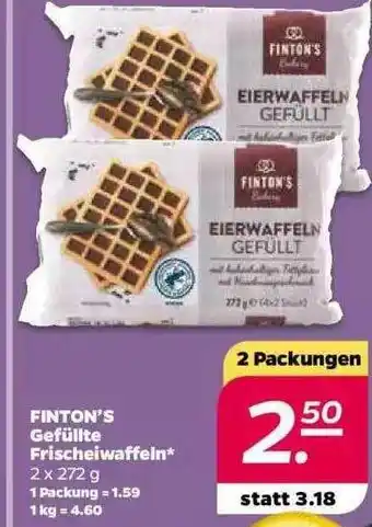 NETTO Finton's Gefüllte Frischeiwaffeln Angebot