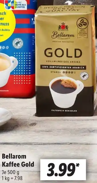 Lidl Bellarom Kaffee Gold 500 g Angebot