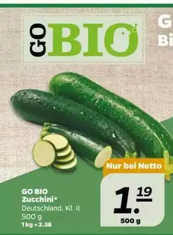 NETTO Go Bio Zucchini Angebot