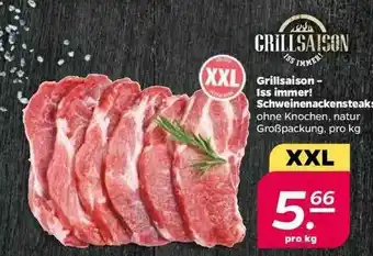 NETTO Grillsaison - Iss Immer! Schweinenackensteaks Angebot