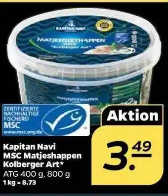 NETTO Kapitan Navi Msc Matjeshappen Kolberger Art Angebot