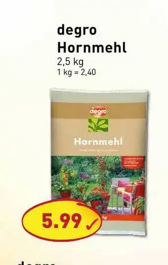 PicksRaus Degro Hornmehl Angebot