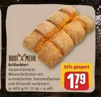 REWE Brot & Mehr Grilacher² Angebot