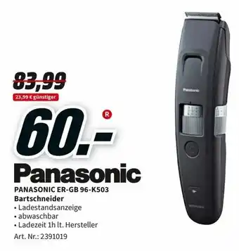 MediaMarkt Panasonic ER-GB 96-K503 Bartschneider Angebot