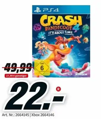 MediaMarkt Crash Bandicoot 4 Angebot