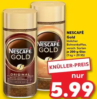 Kaufland NESCAFÉ Gold 200-g-Glas Angebot