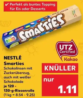 Kaufland NESTLÉ Smarties 120-130 g Riesenrolle Angebot