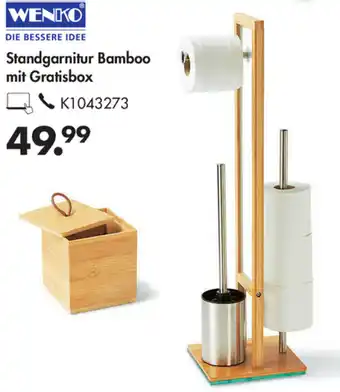 Galeria Wenko Standgarnitur Bamboo mit Gratisbox Angebot