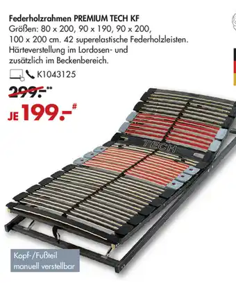 Galeria Beco Federholzrahmen Premium Tech KF Angebot