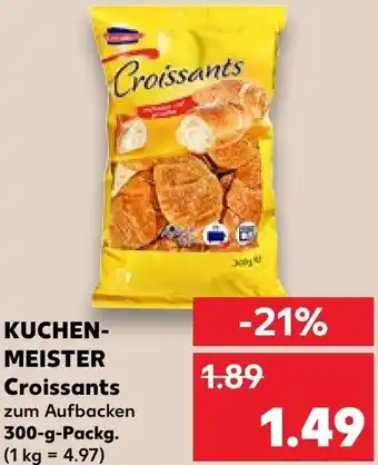 Kaufland KUCHEN-MEISTER Croissants 300-g-Packg. Angebot