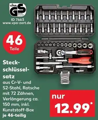 Kaufland Parkside Steckschlüsselsatz 46-teilig Angebot