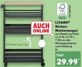 Kaufland LIV&BOⓇ Küchen Nischenwagen Angebot