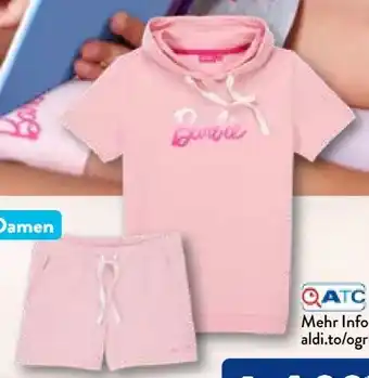 Aldi Nord Damen loungewear-set barbie Angebot