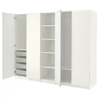 IKEA Pax / forsand kleiderschrank weiß/weiß 250x60x201 cm Angebot